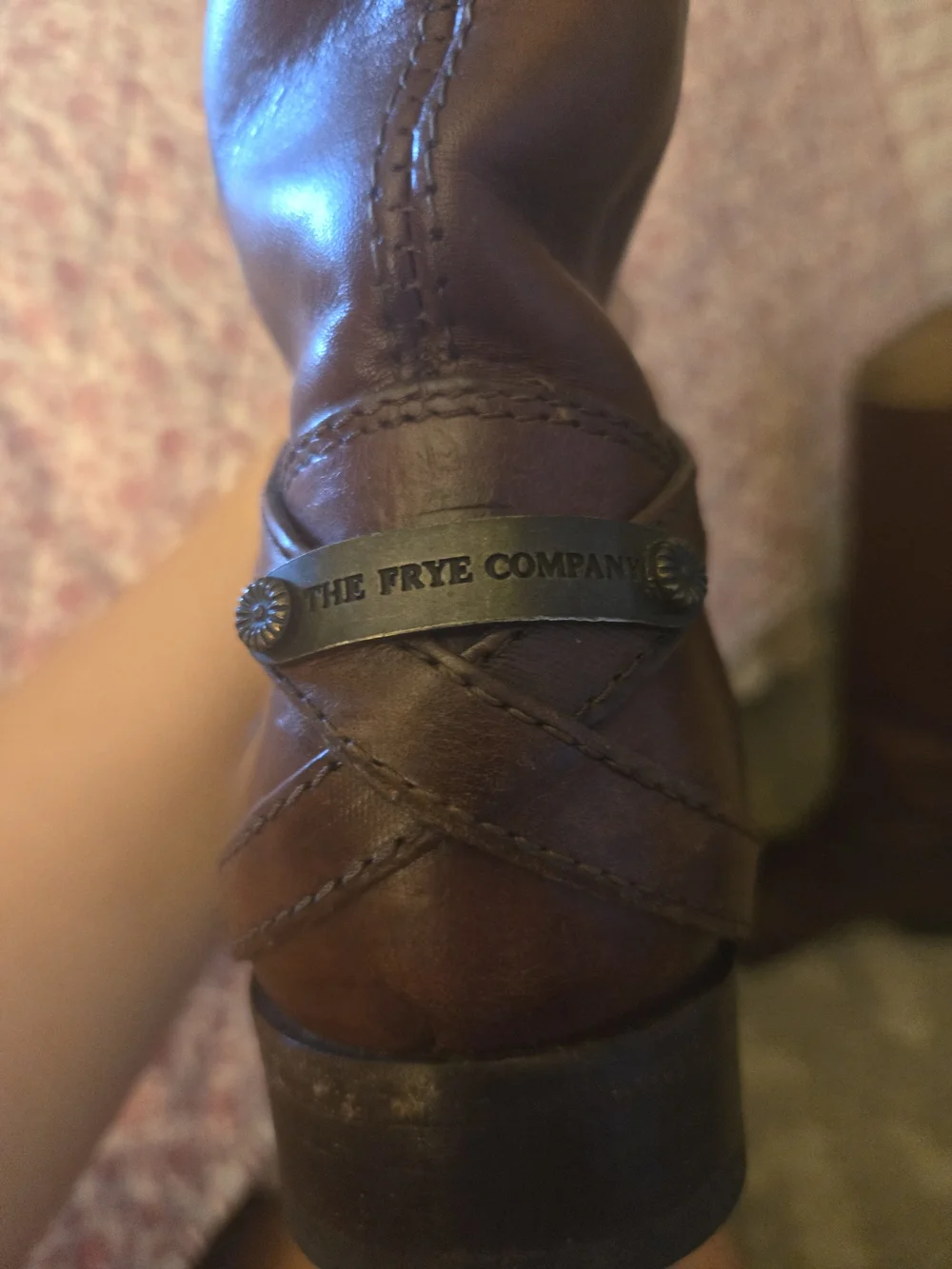 Frye Women's Brown Leather Riding Boots